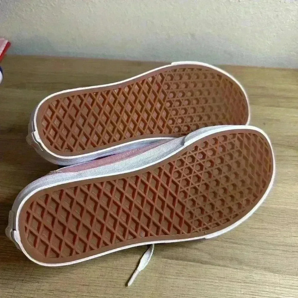 VANS Old Skool Pink Suede Canvas Lace Up Low Top Skate Shoes 5 M 6.5 W - Picture 5 of 7